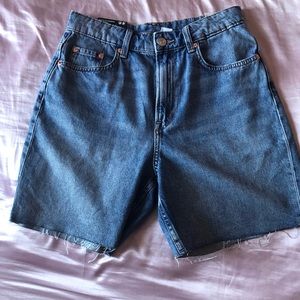 H&M High-Waist Bermuda Shorts